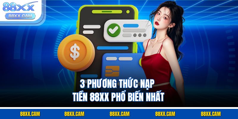3 phương thức nạp tiền 88xx phổ biến nhất 3 phương thức nạp tiền 88xx phổ biến nhất